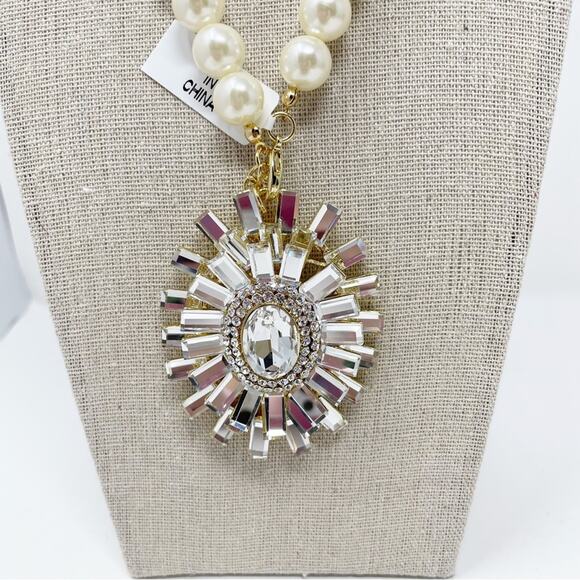 JTV Pearl Necklace with Pendant - Picture 2 of 4